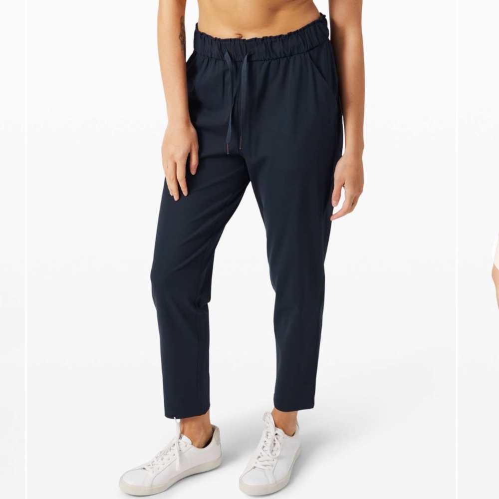 Lululemon Keep Moving Pants Navy Blue Casual Size 6